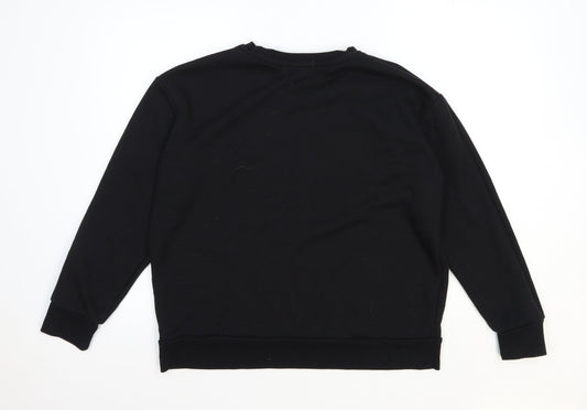 Primark Womens Black Polyester Pullover Sweatshirt Size 12 Pullover - NYC