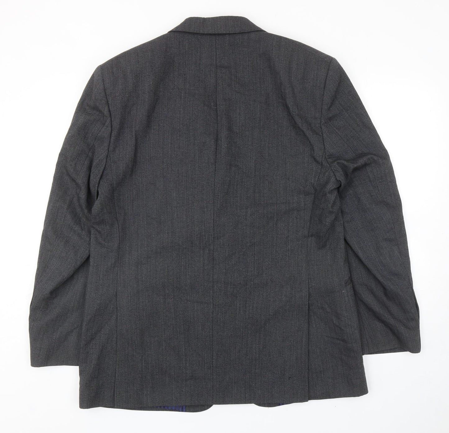 Marks and Spencer Mens Grey Wool Jacket Suit Jacket Size 42