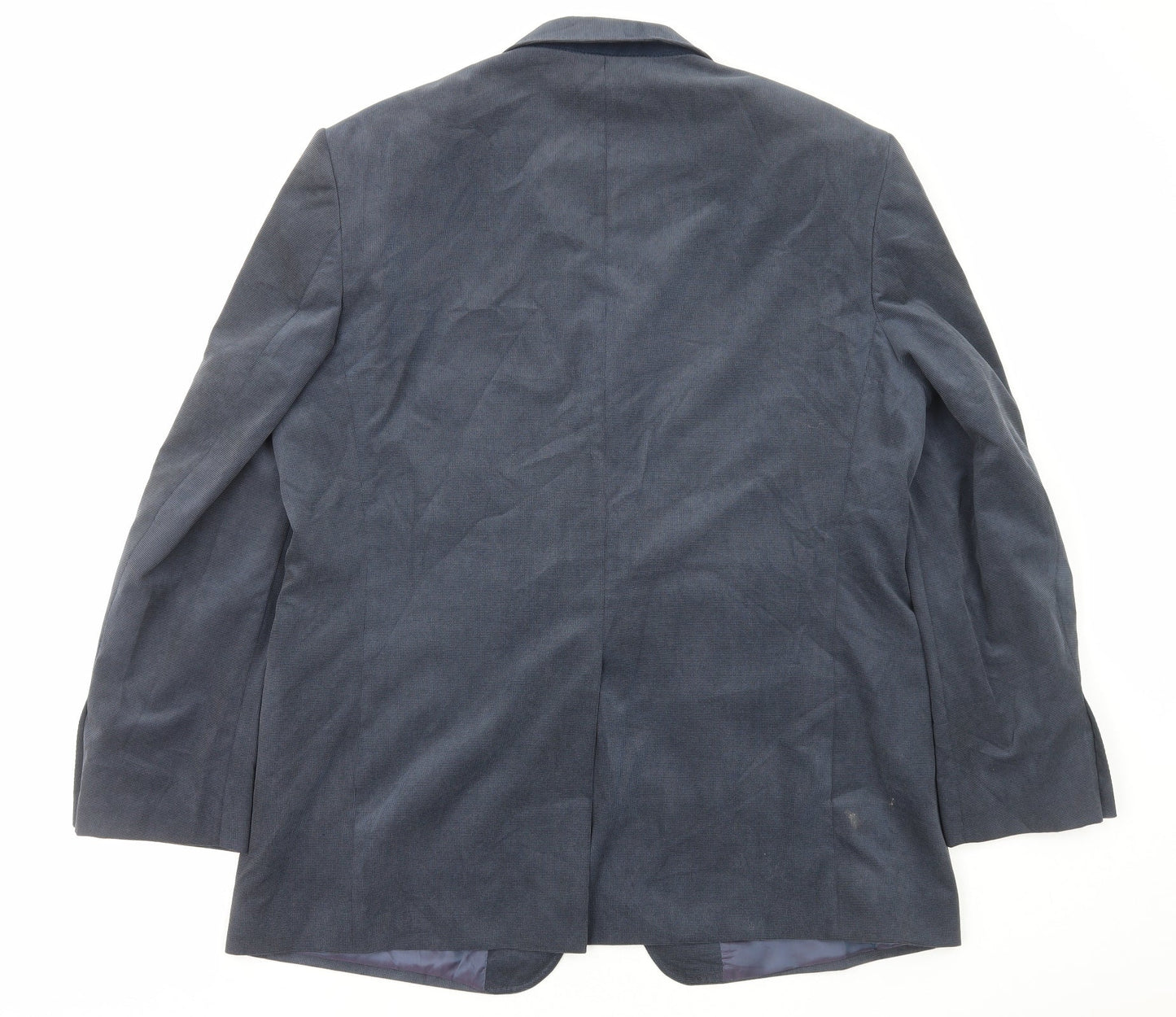 Marks and Spencer Mens Blue Polyester Jacket Blazer Size L
