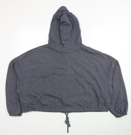 Marks and Spencer Womens Grey Cotton Pullover Sweatshirt Size 14 Pullover