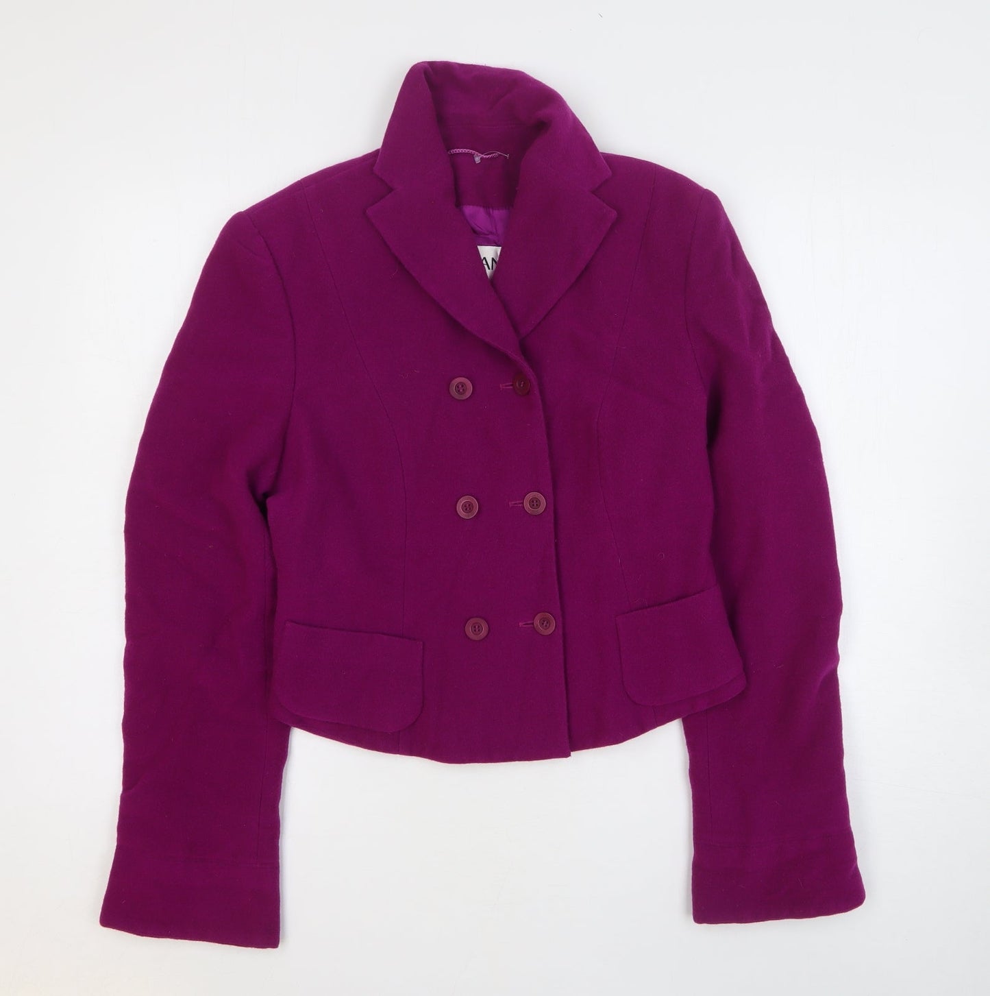 Nic Janik Womens Purple Jacket Size 10 Button