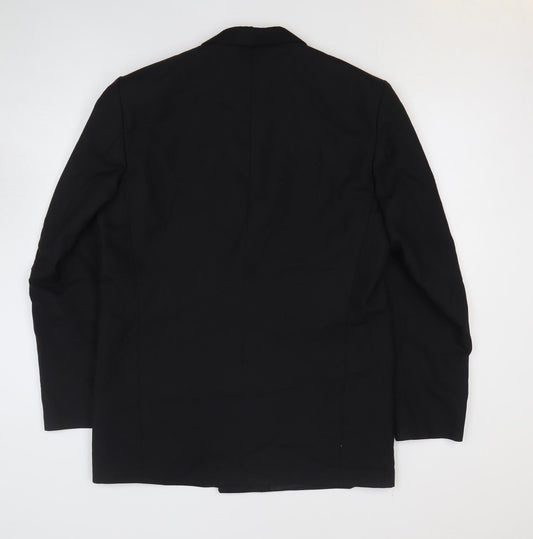 Dunn & Co Mens Black Polyester Jacket Suit Jacket Size 42