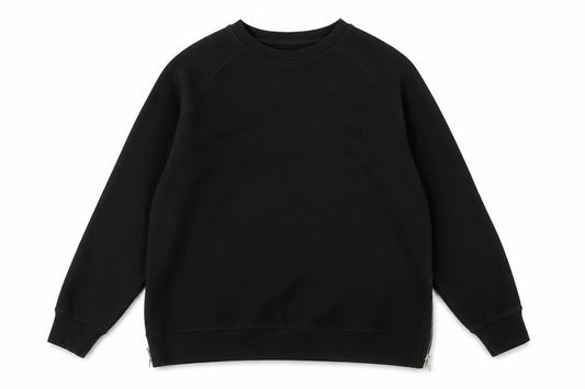 Primark Womens Black Cotton Pullover Sweatshirt Size S Zip