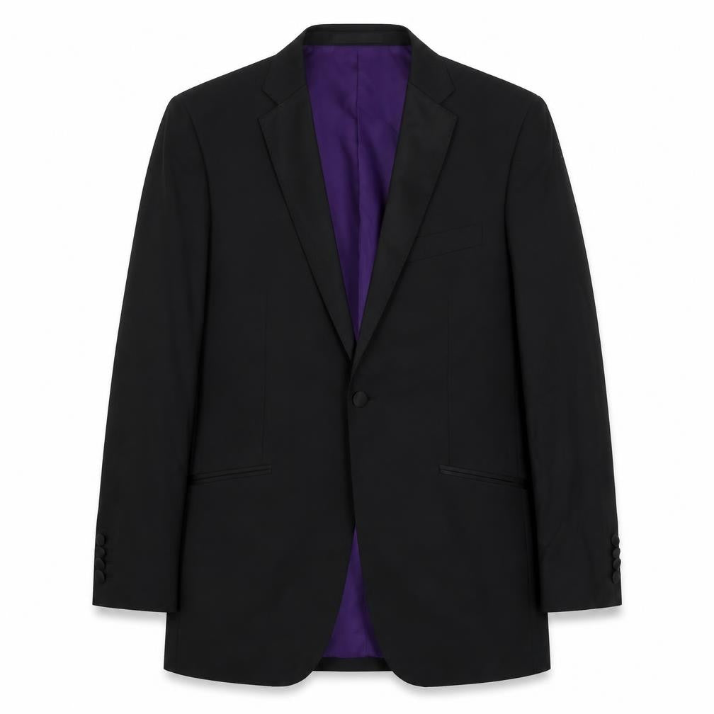 Marks and Spencer Mens Black Polyester Jacket Blazer Size 38