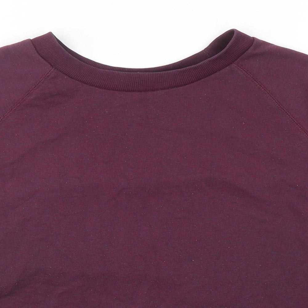 Divided by H&M Womens Purple Polyester Pullover Sweatshirt Size L Pullover