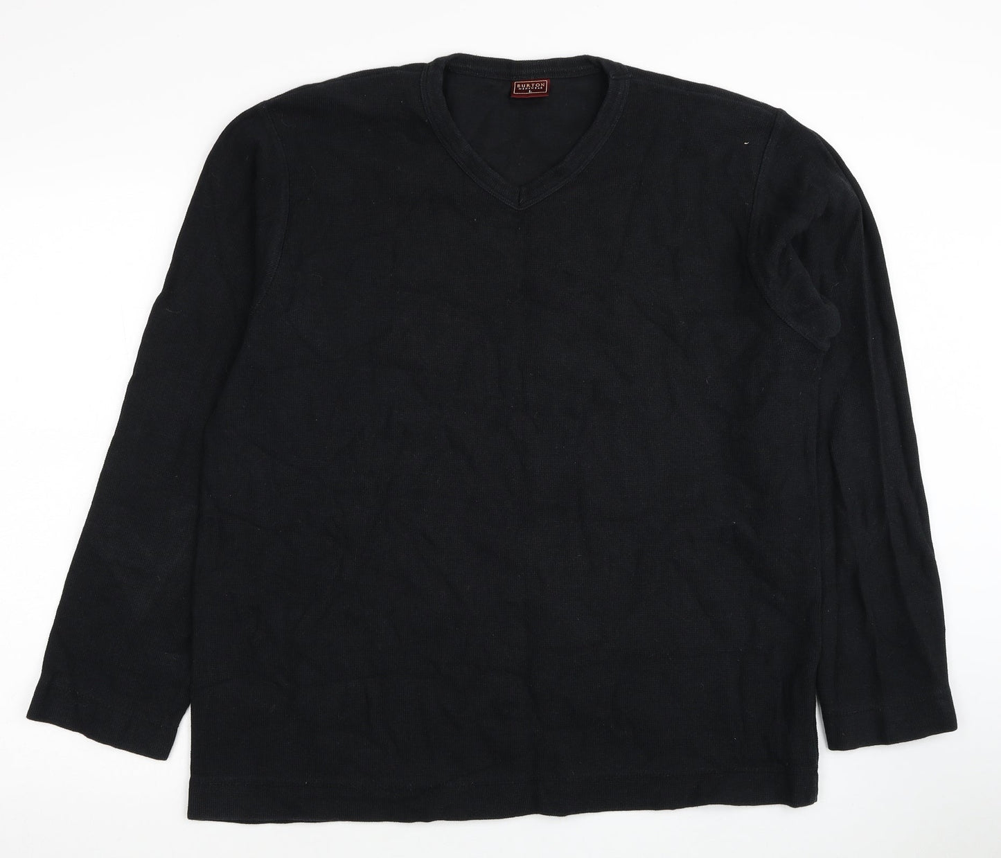 Burton Mens Black Cotton Pullover Sweatshirt Size M