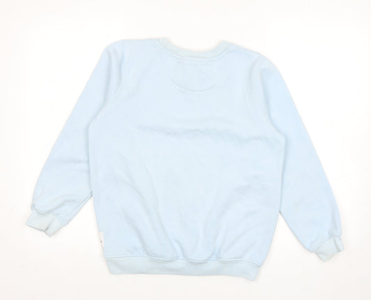 Holyfield Girls Blue Cotton Pullover Sweatshirt Size S Pullover