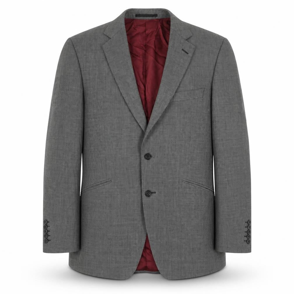 Marks and Spencer Mens Grey Viscose Jacket Blazer Size 44