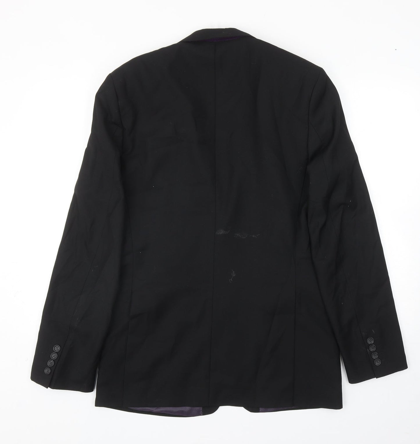 Burton Mens Black Viscose Jacket Blazer Size 38