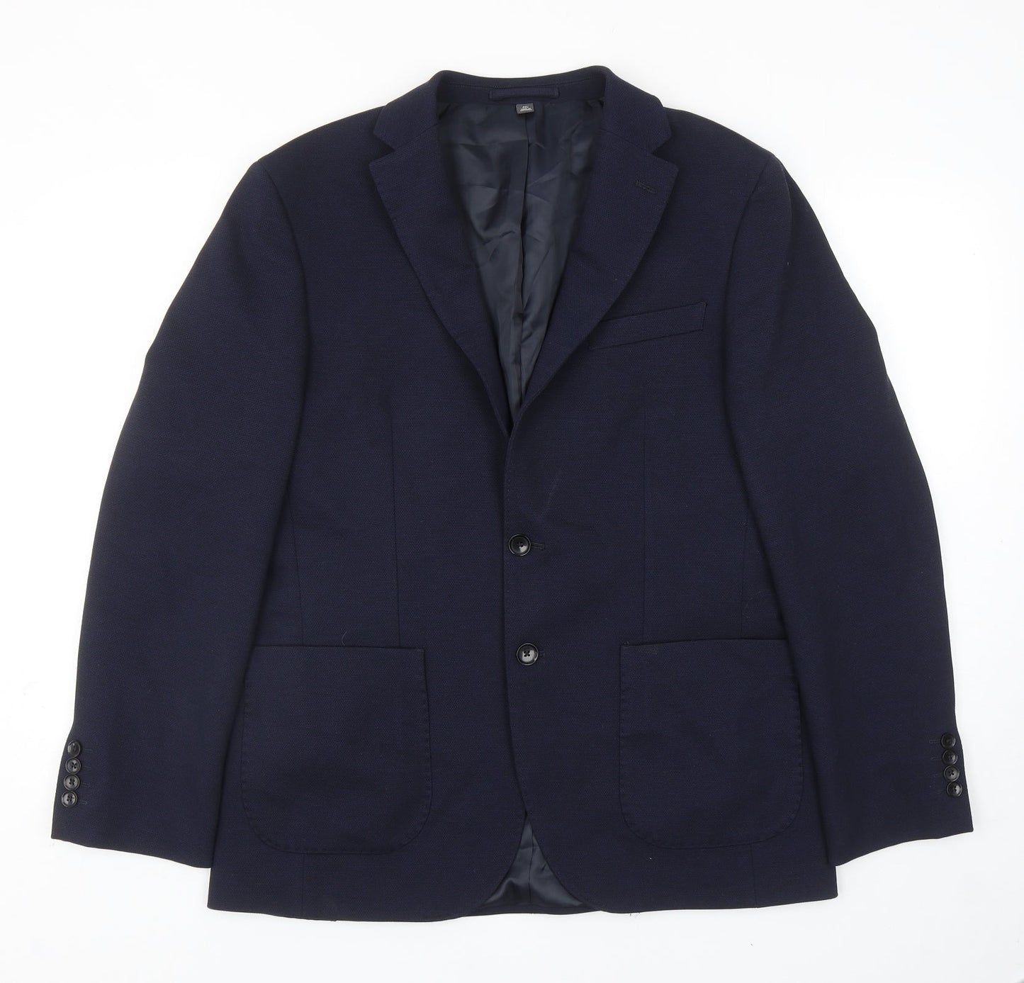 Marks and Spencer Mens Blue Polyamide Jacket Blazer Size 40