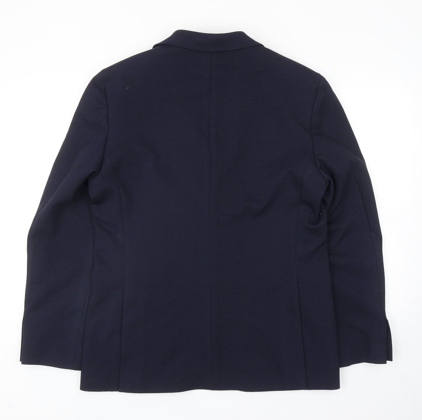 Marks and Spencer Mens Blue Polyamide Jacket Blazer Size 40