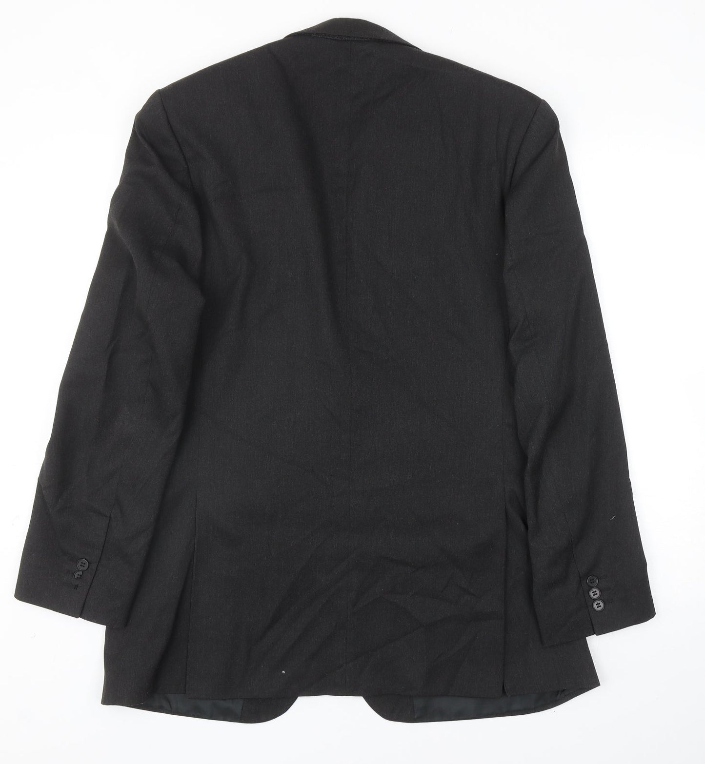 Burton Mens Grey Viscose Jacket Blazer Size 40