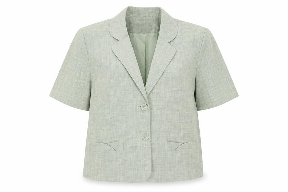 Autonomy Womens Green Polyester Jacket Suit Jacket Size 16