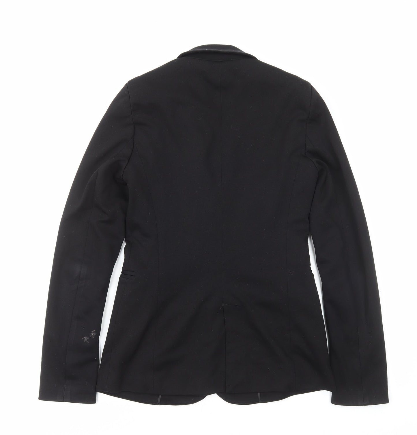 Stradivarius Womens Black Polyester Jacket Suit Jacket Size S