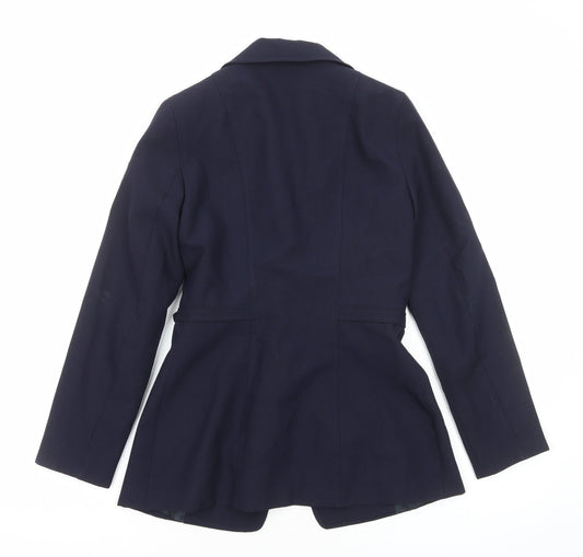 Kookai Womens Blue Polyester Jacket Suit Jacket Size 10