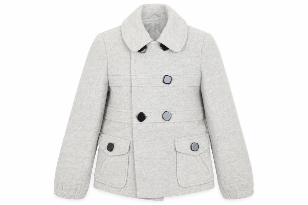 Marks & Spencer Womens Grey Jacket Size 10 Button