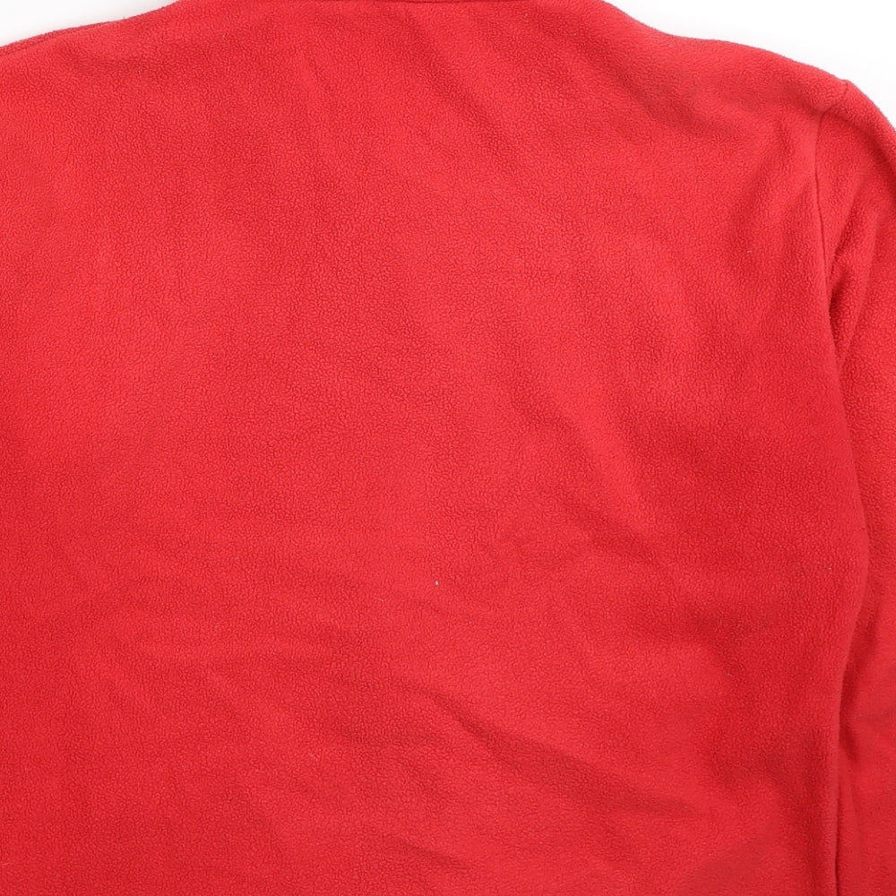 Marks and Spencer Womens Red Jacket Size 14 Zip