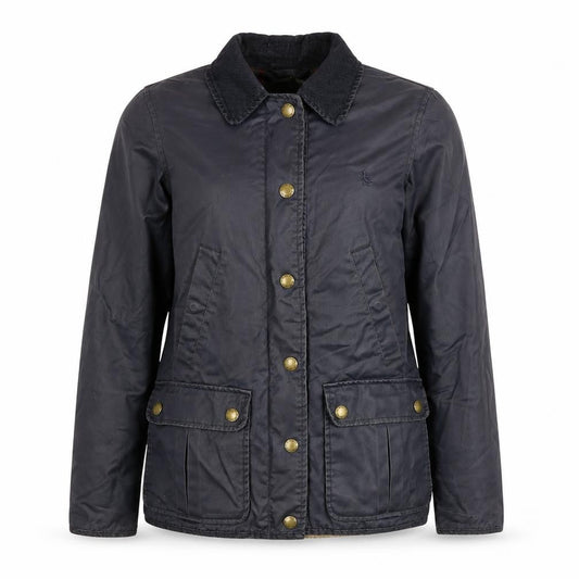 Womens UK Size 8  Jack Wills Blue Cotton Coat
