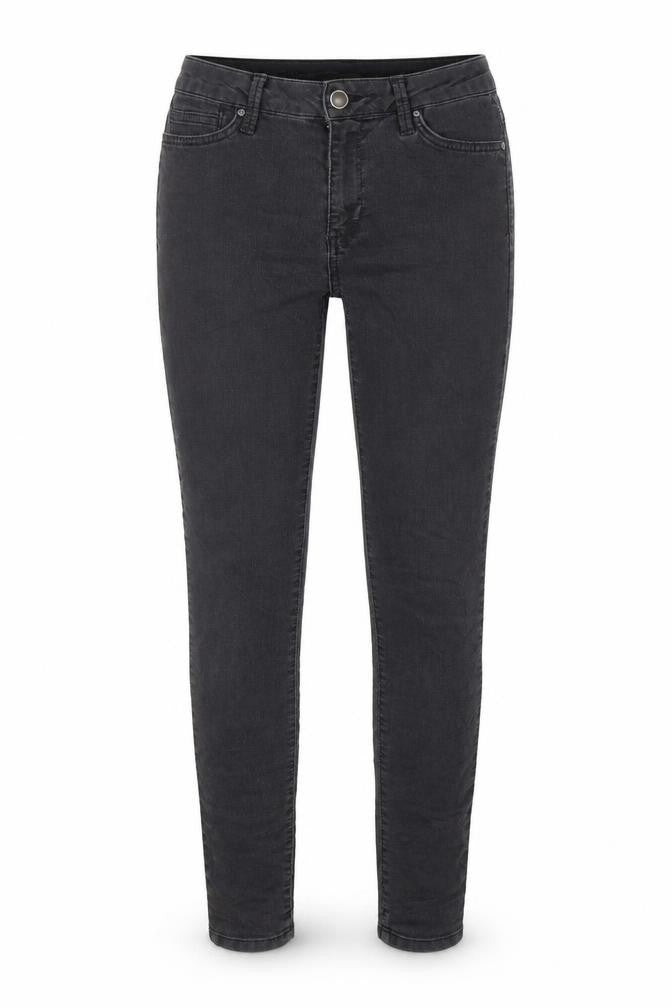 Marks and Spencer Womens Grey Cotton Skinny Jeans Size 8 Regular Zip