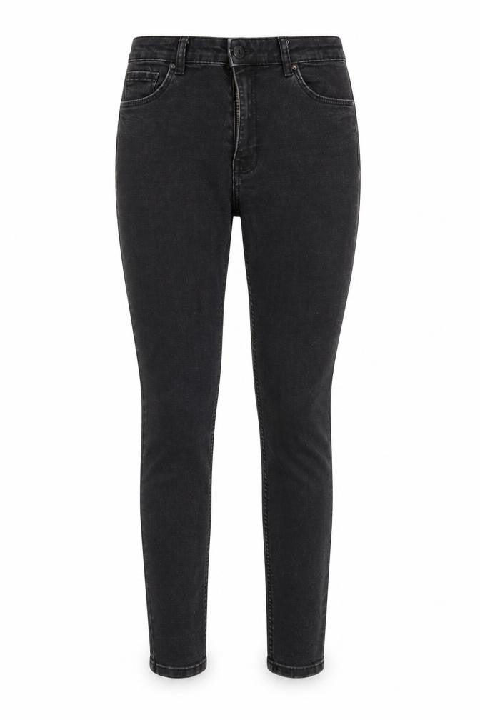 Bershka Womens Black Cotton Skinny Jeans Size L L28 in Regular Button
