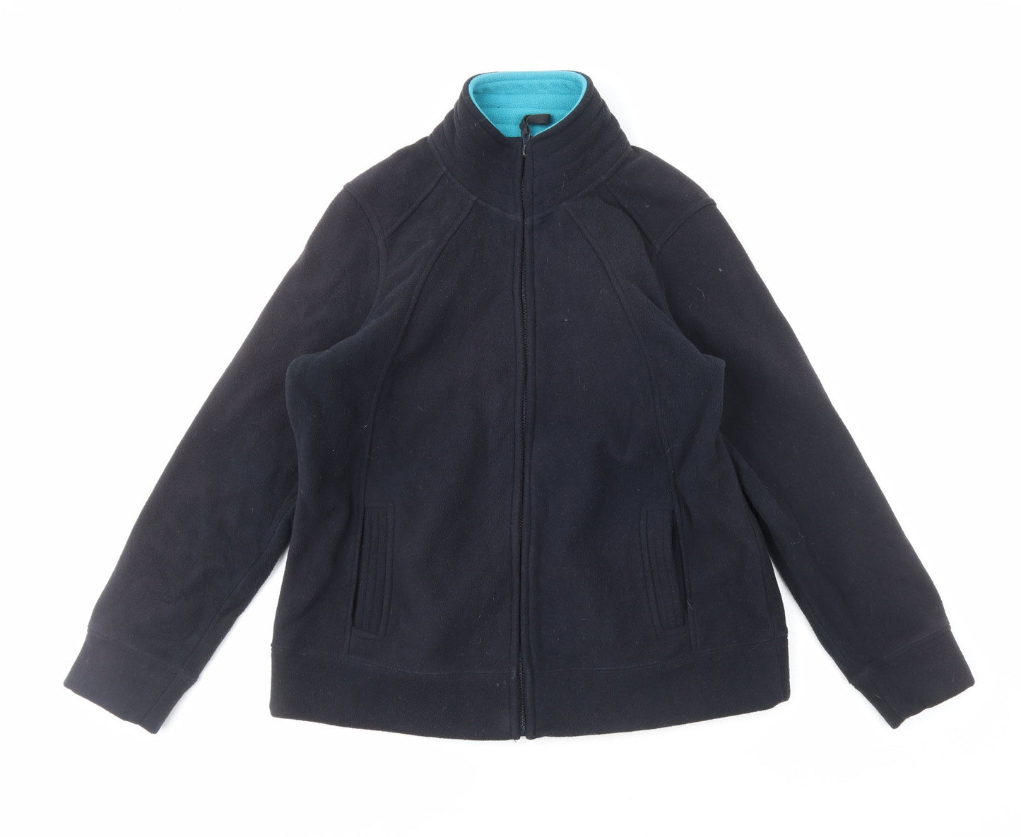 Bonmarché Womens Blue Gilet Jacket Size S Zip