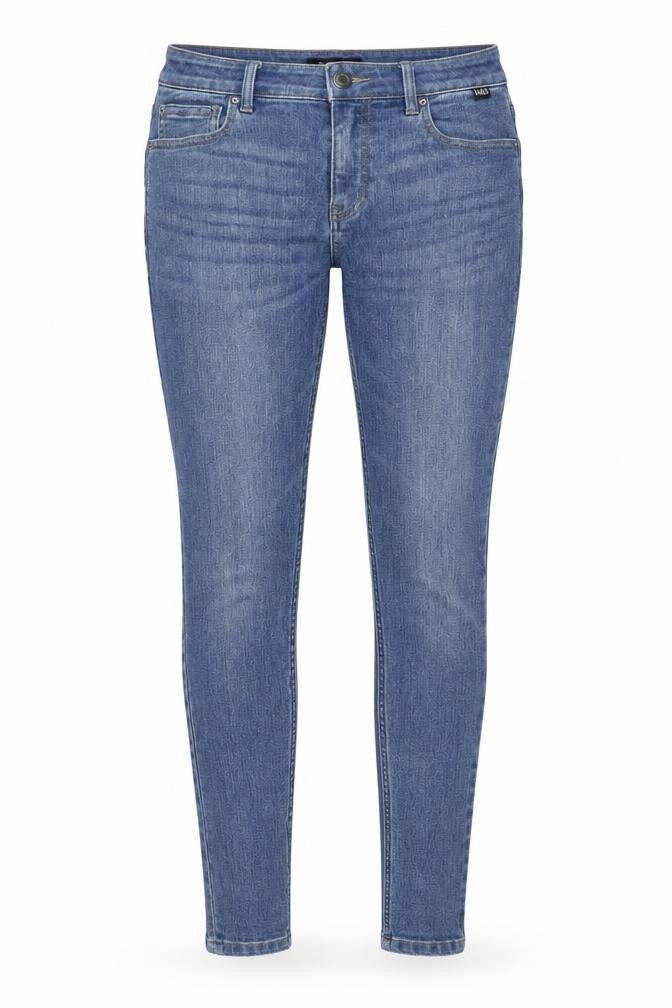 Incorporate Wear Womens Blue Cotton Skinny Jeans Size 28 in Regular Button