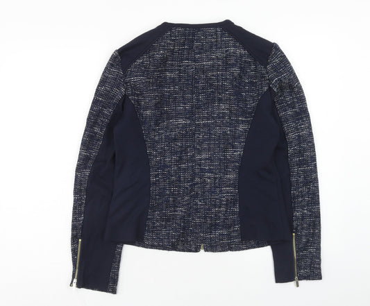 NEXT Womens Blue Jacket Size 12 Zip