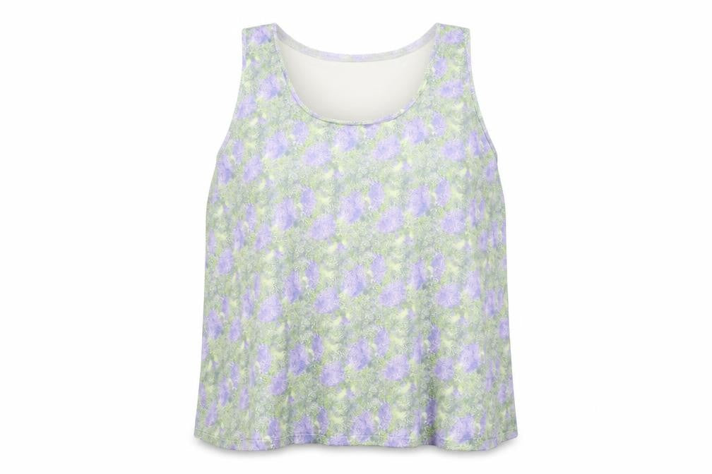 Marks and Spencer Womens Multicoloured Geometric Polyester Basic Tank Size 20 Scoop Neck