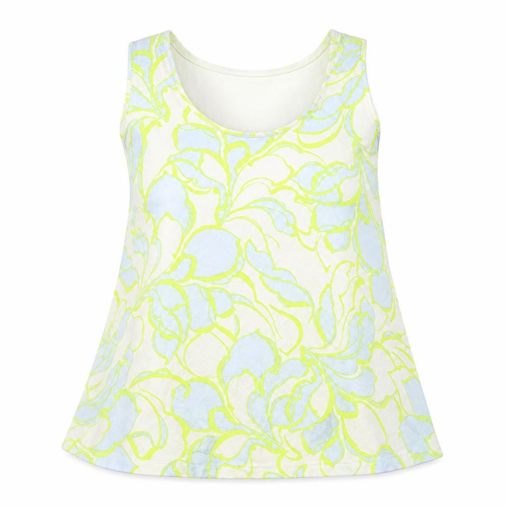 Marks and Spencer Womens Multicoloured Floral Polyester Basic Blouse Size 8 Scoop Neck