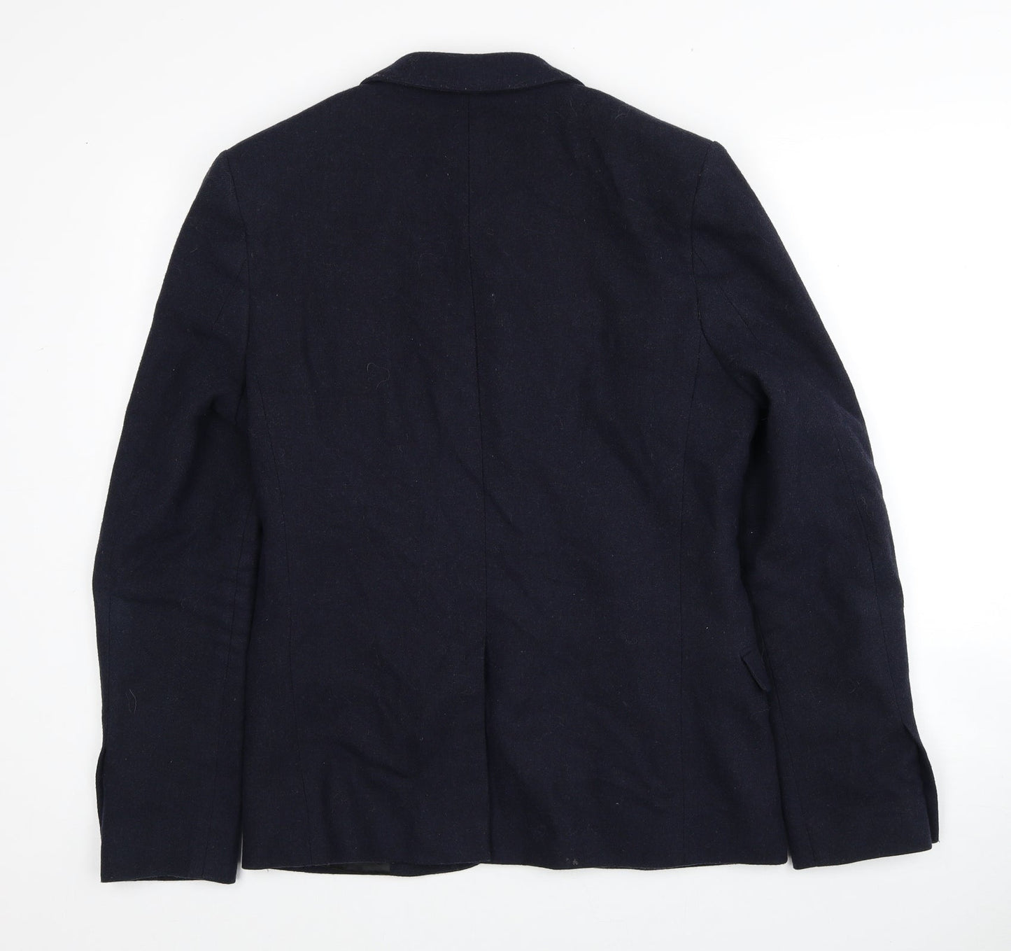 Topman Mens Blue Wool Jacket Blazer Size 38