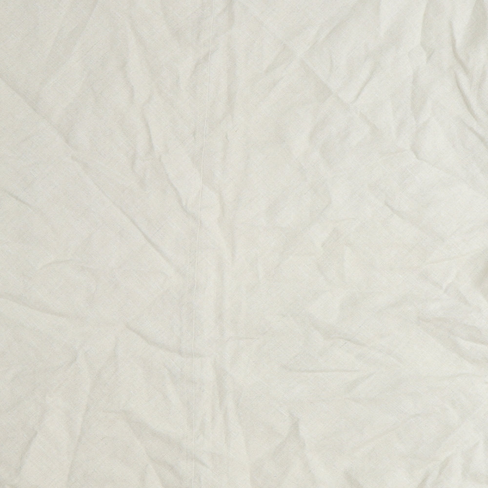 Concetti Womens Beige Linen A-Line Skirt Size 24 Tie