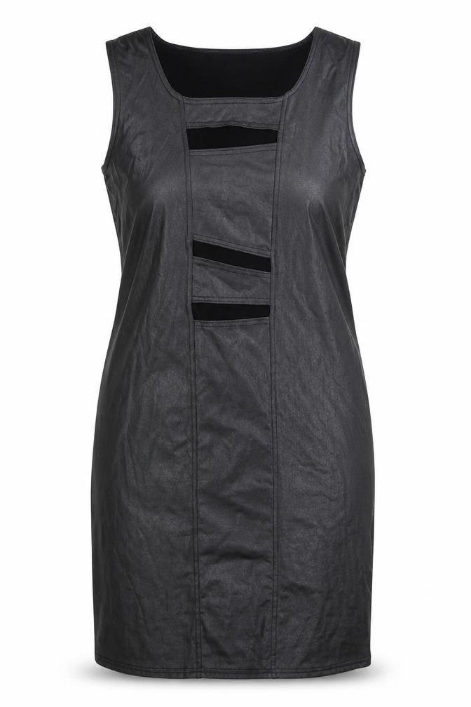 Kit Womens Black Polyester Pencil Dress Size 16 Boat Neck Pullover