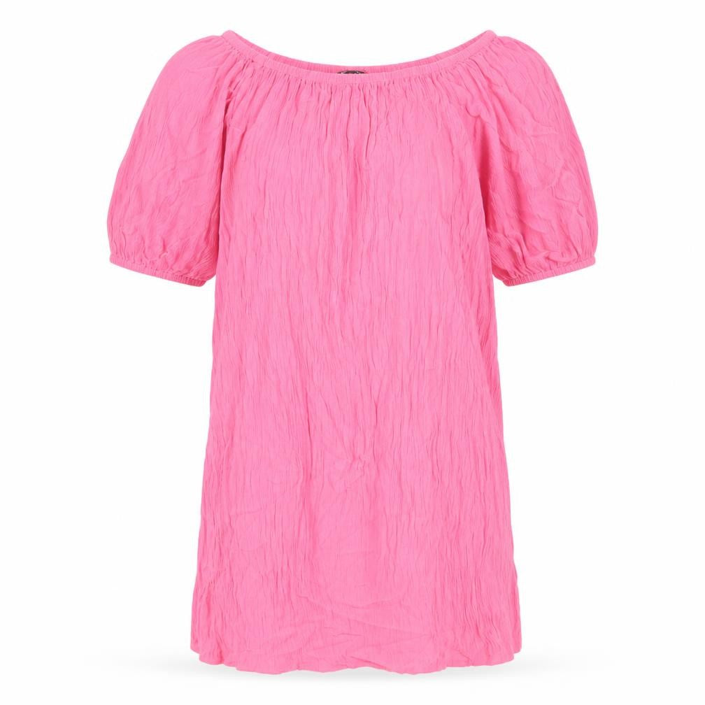 Marks and Spencer Womens Pink Viscose Shift Size M Off the Shoulder Pullover