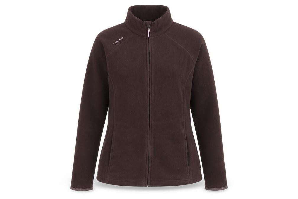 Quechua Womens Brown Jacket Size L Zip