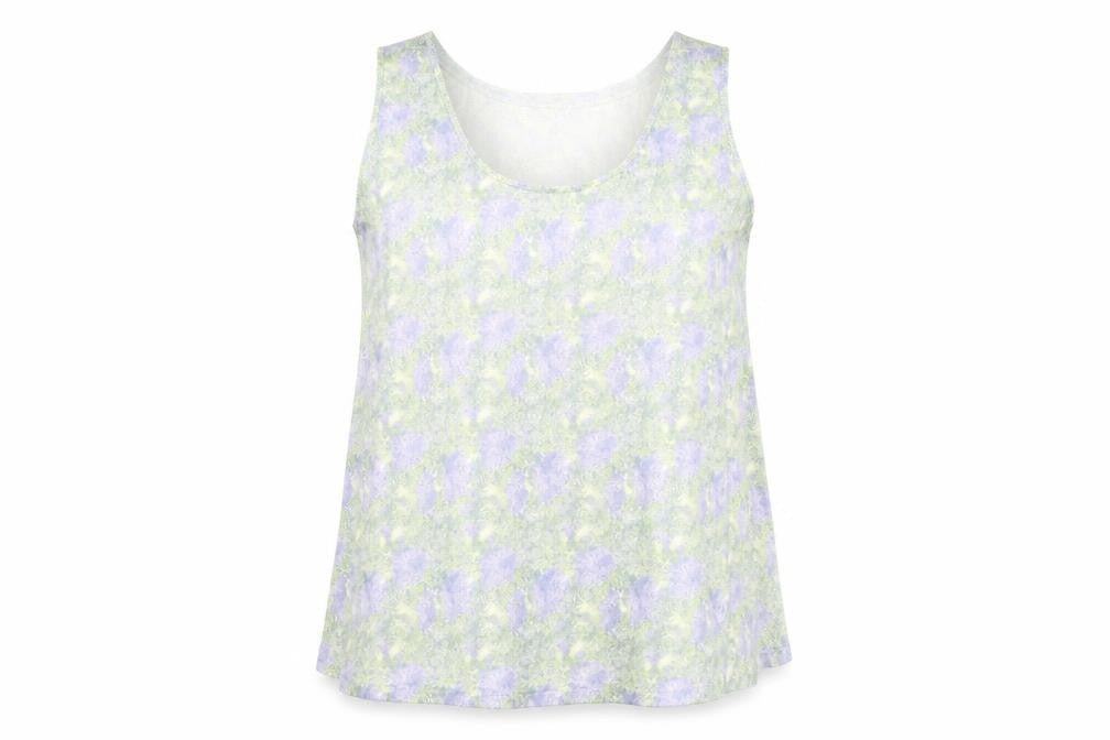Marks and Spencer Womens Multicoloured Geometric Polyester Basic Blouse Size 18 Scoop Neck