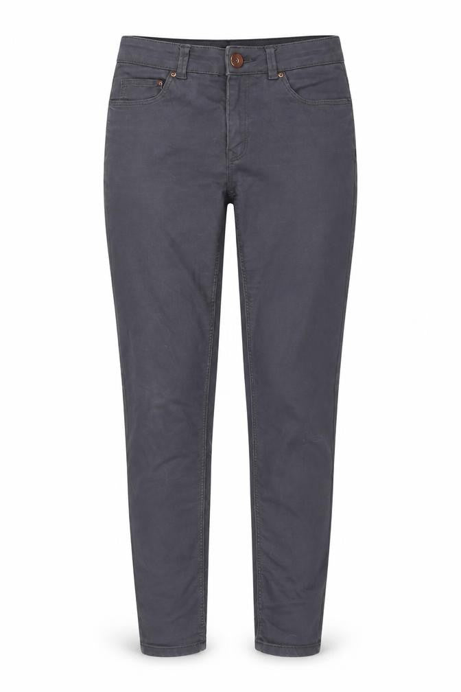H&M Womens Grey Cotton Skinny Jeans Size S L30 in Regular Button