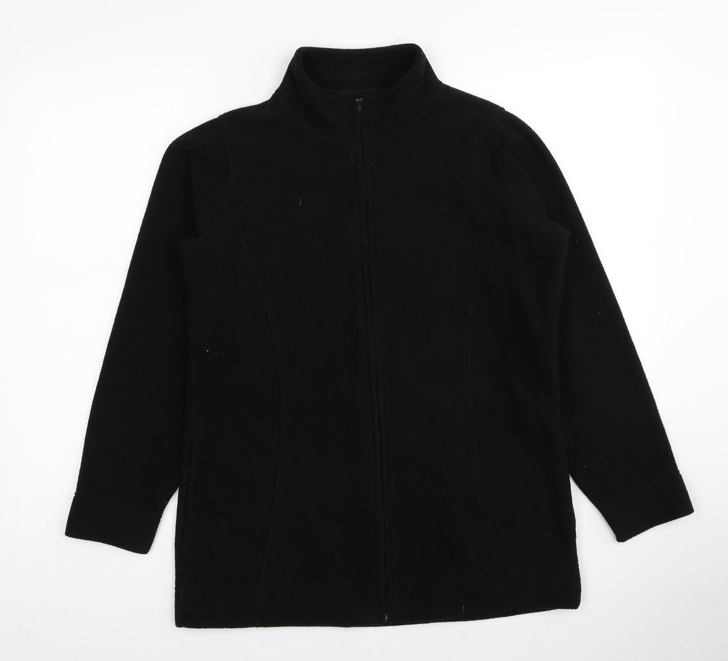 EWM Womens Black Jacket Size 10 Zip