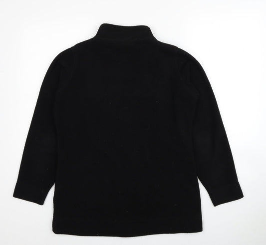 EWM Womens Black Jacket Size 10 Zip
