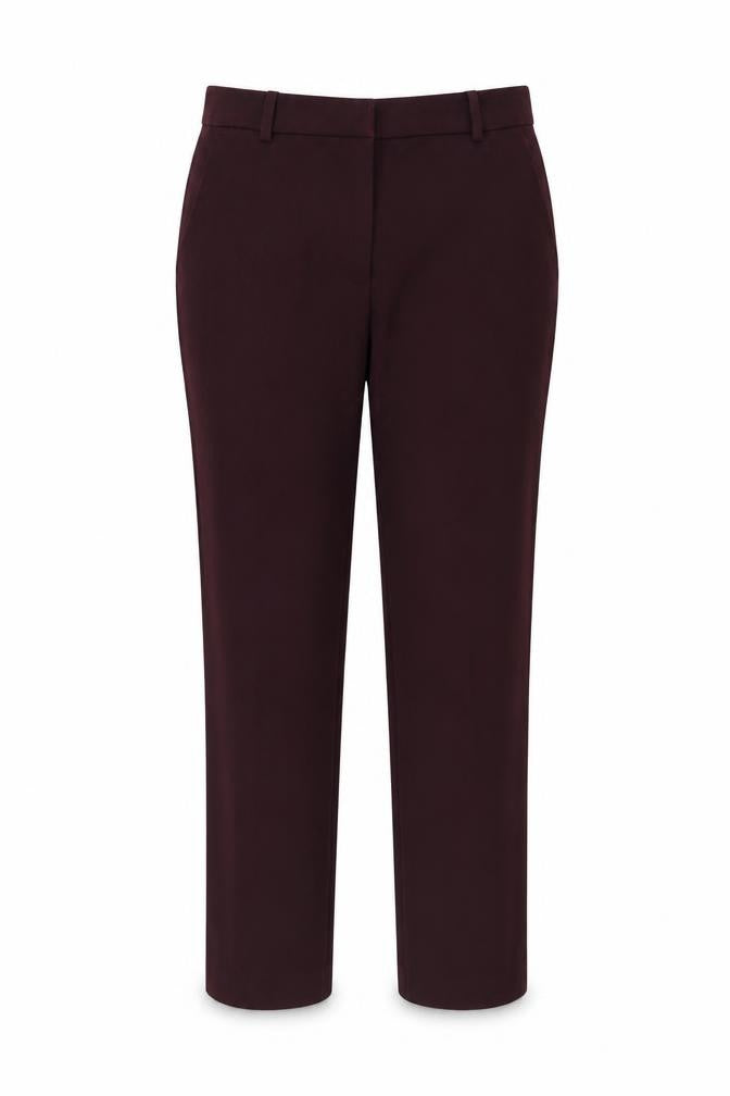 H&M Womens Purple Polyester Trousers Size L L26 in Regular Button