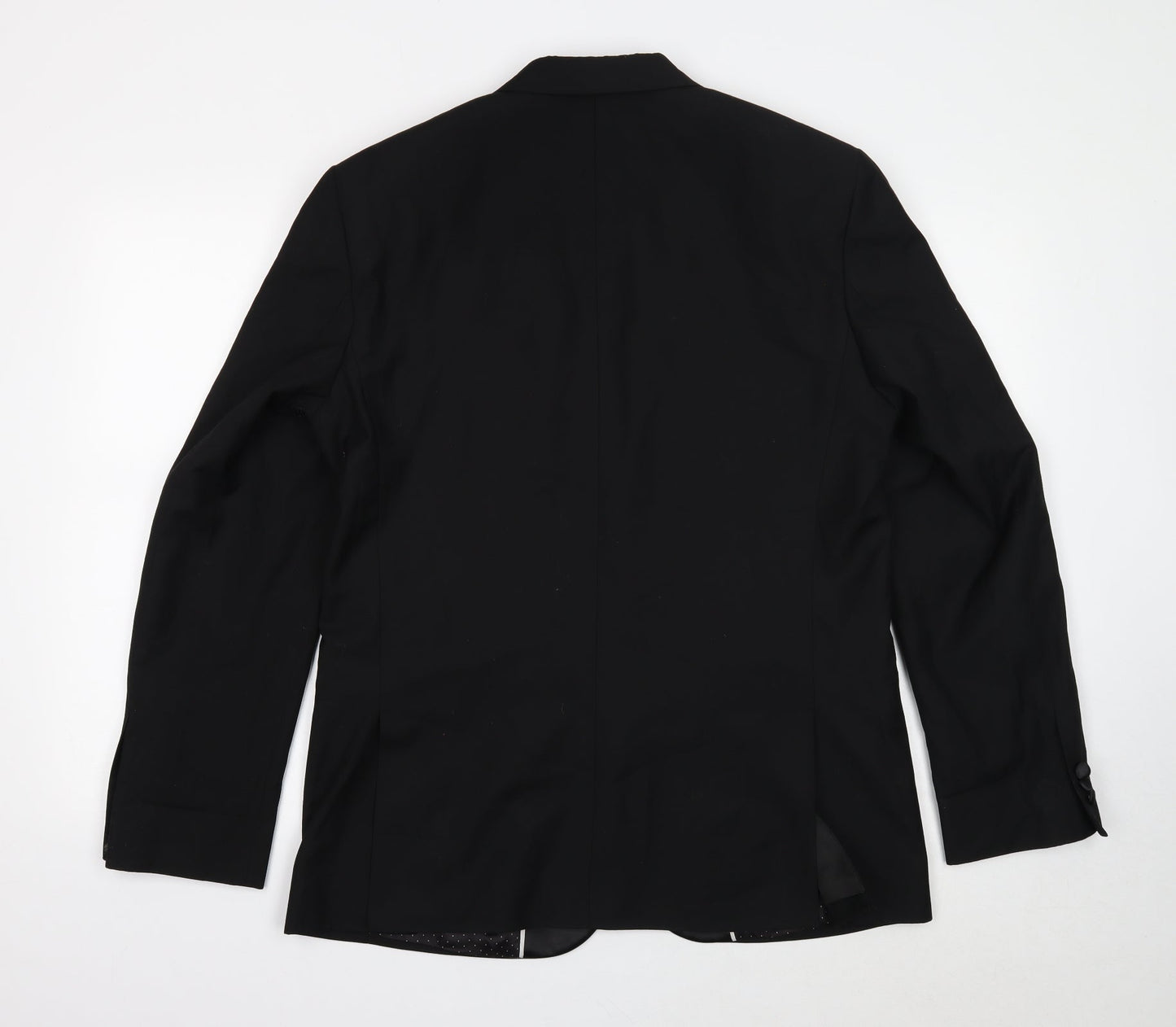 Taylor & Wright Mens Black Polyester Jacket Blazer Size 42