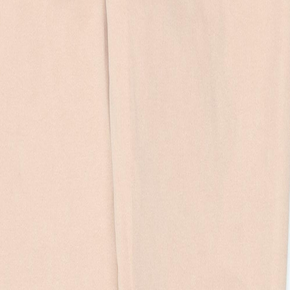 Ede & Ravenscroft Womens Pink Cotton Blend Skinny Jeans Size 12 Regular Zip