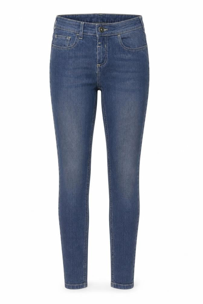 Vicunha Womens Blue Cotton Skinny Jeans Size 26 in Regular Zip