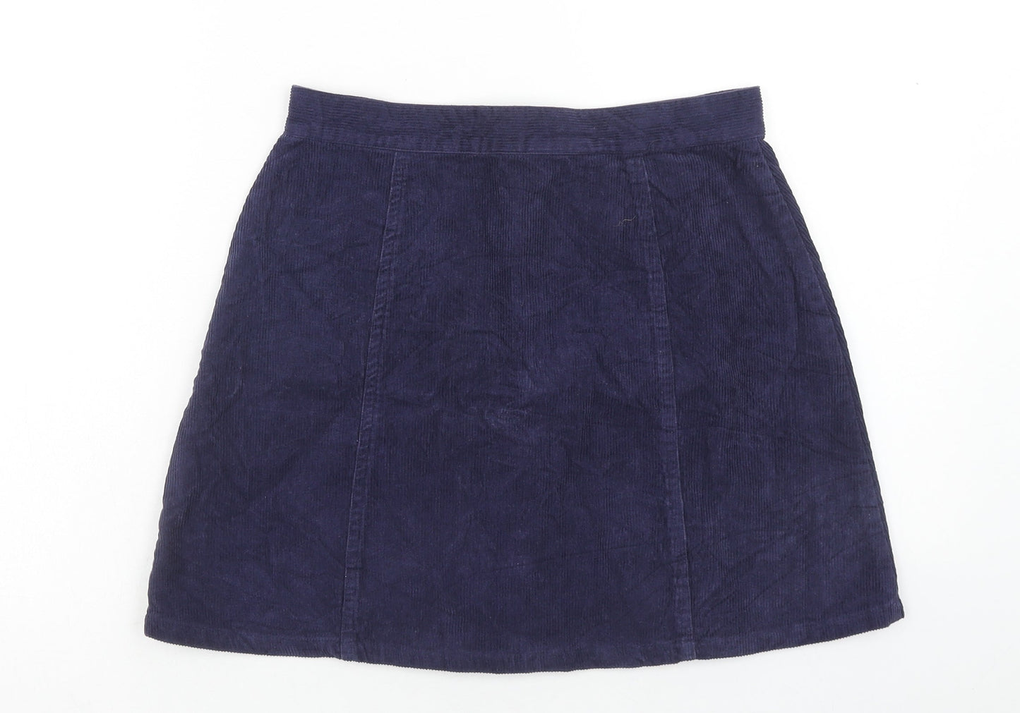 Cooperative Womens Purple Cotton Mini Skirt Size M Button