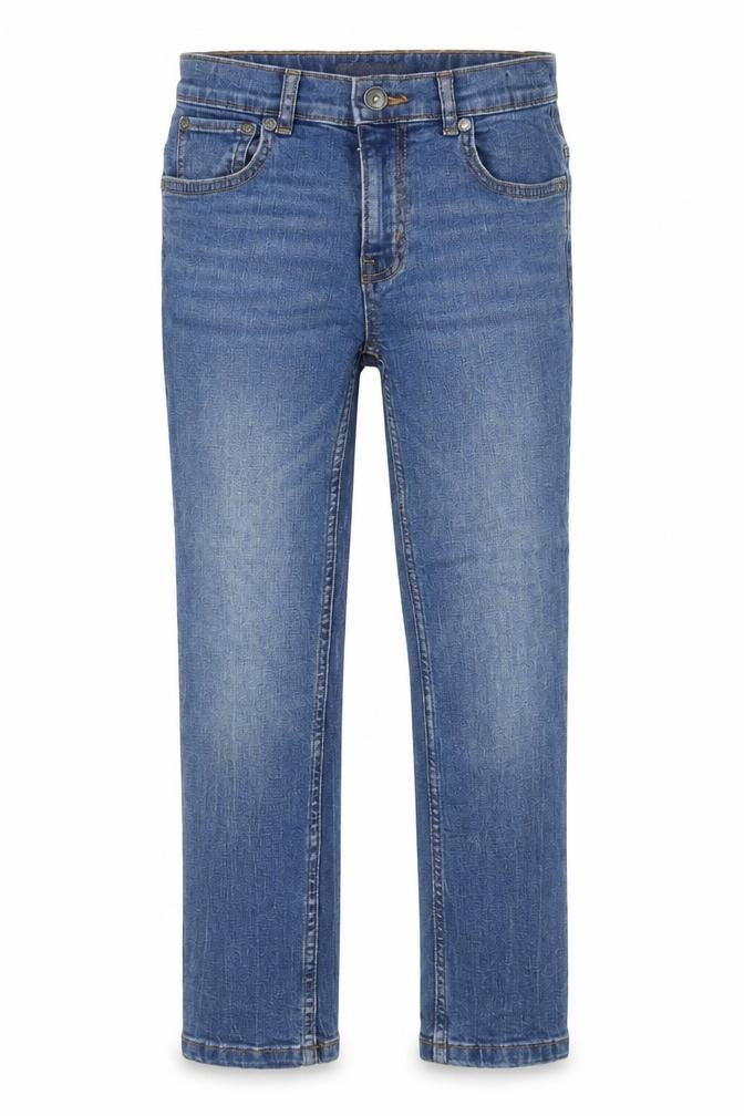 TU Girls Blue Cotton Skinny Jeans Size 9 Months Regular Zip
