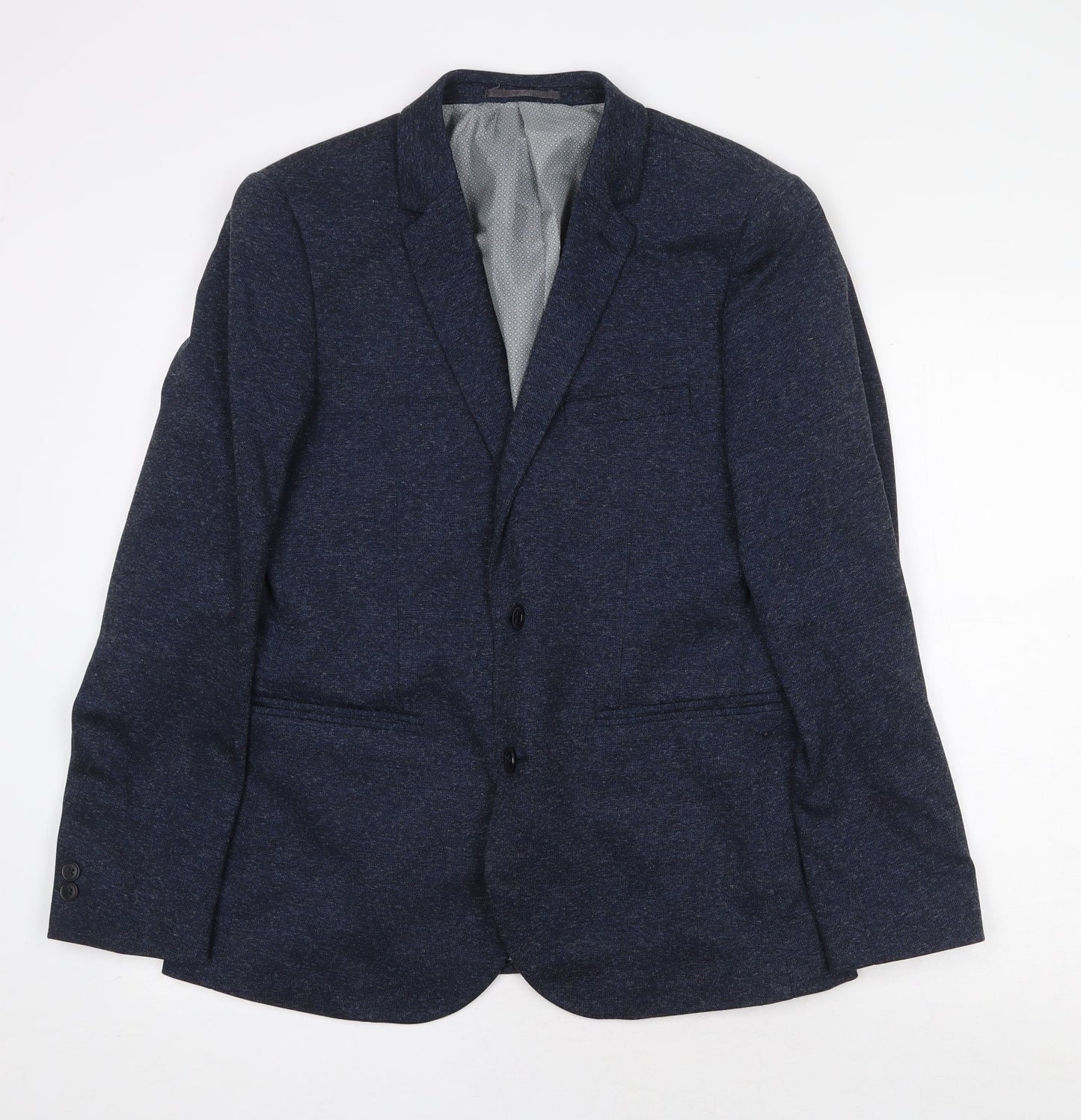 Burton Mens Blue Polyester Jacket Blazer Size M