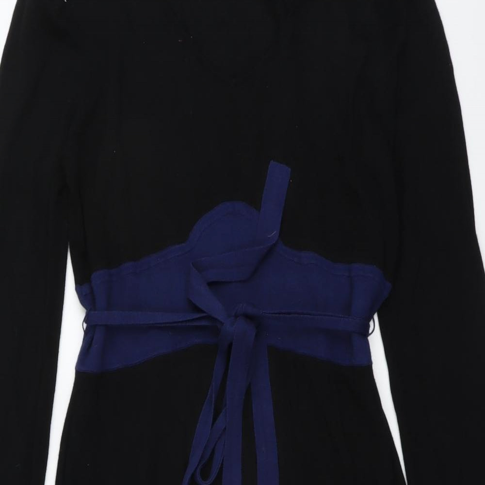 Kookai Womens Black Viscose A-Line Size S Off the Shoulder Pullover