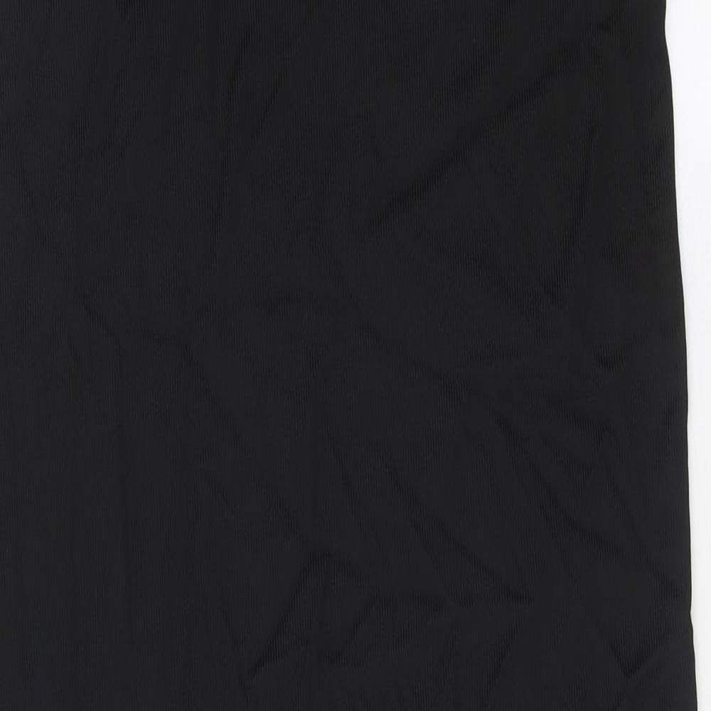 Limited Edition Womens Black Viscose Tank Dress Size 10 Round Neck Pullover