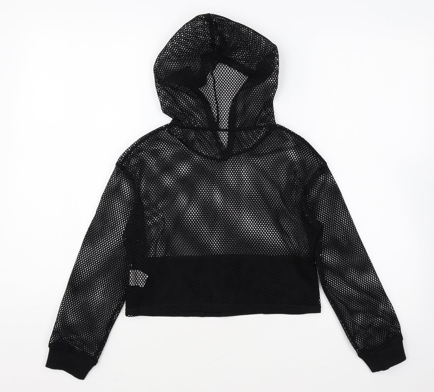 SheIn Girls Black Polyester Pullover Hoodie Size 9 Years Pullover - Be Fearless