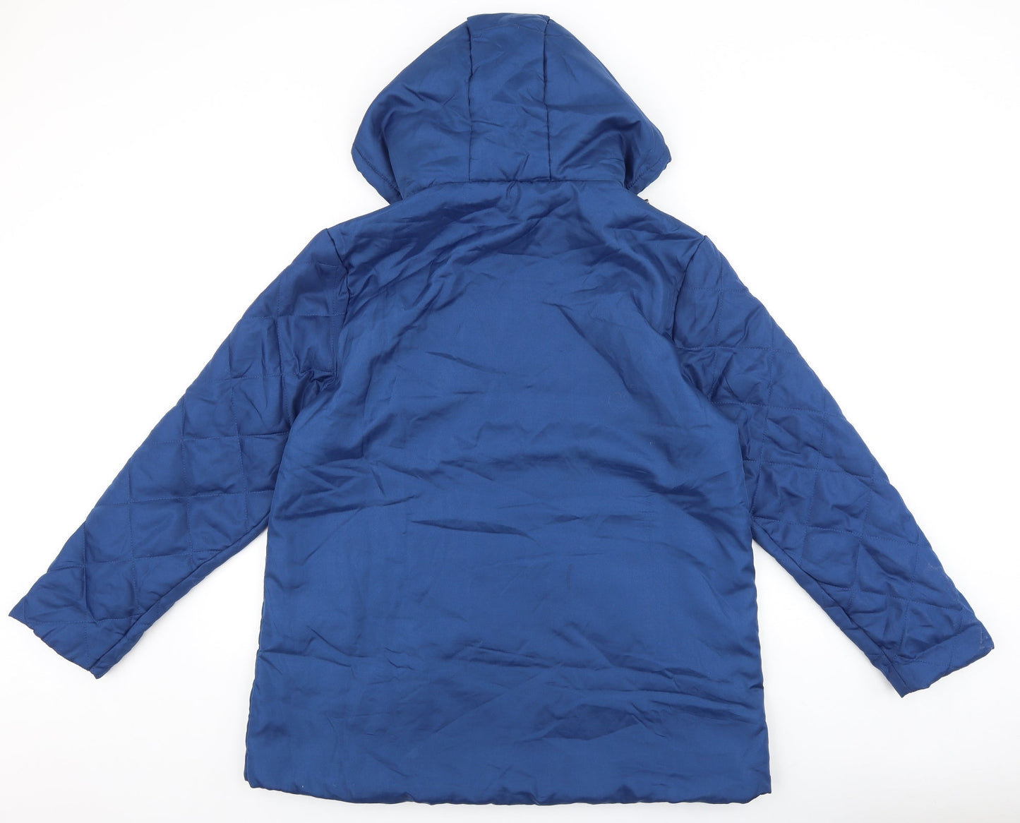 Anna De Lancay Womens Blue Jacket Size M Zip