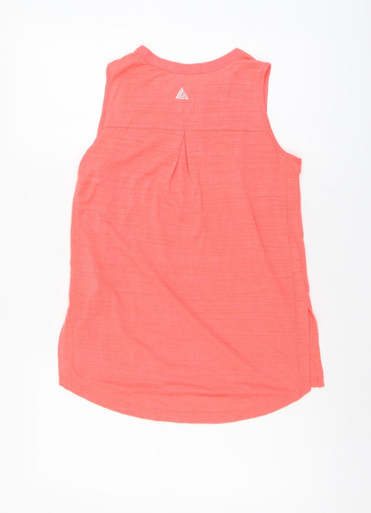 NEXT Womens Pink Polyester Basic Tank Size S Boat Neck Pullover